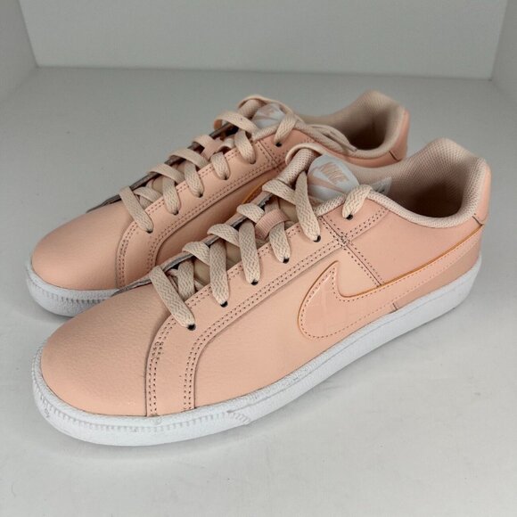 Nike Womens 749867-604 Washed Coral Court Royale Leather Size 8.5 Sneakers - Picture 1 of 9